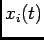 $ x_i(t)$